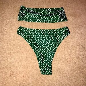 Shein ditsy floral bikini